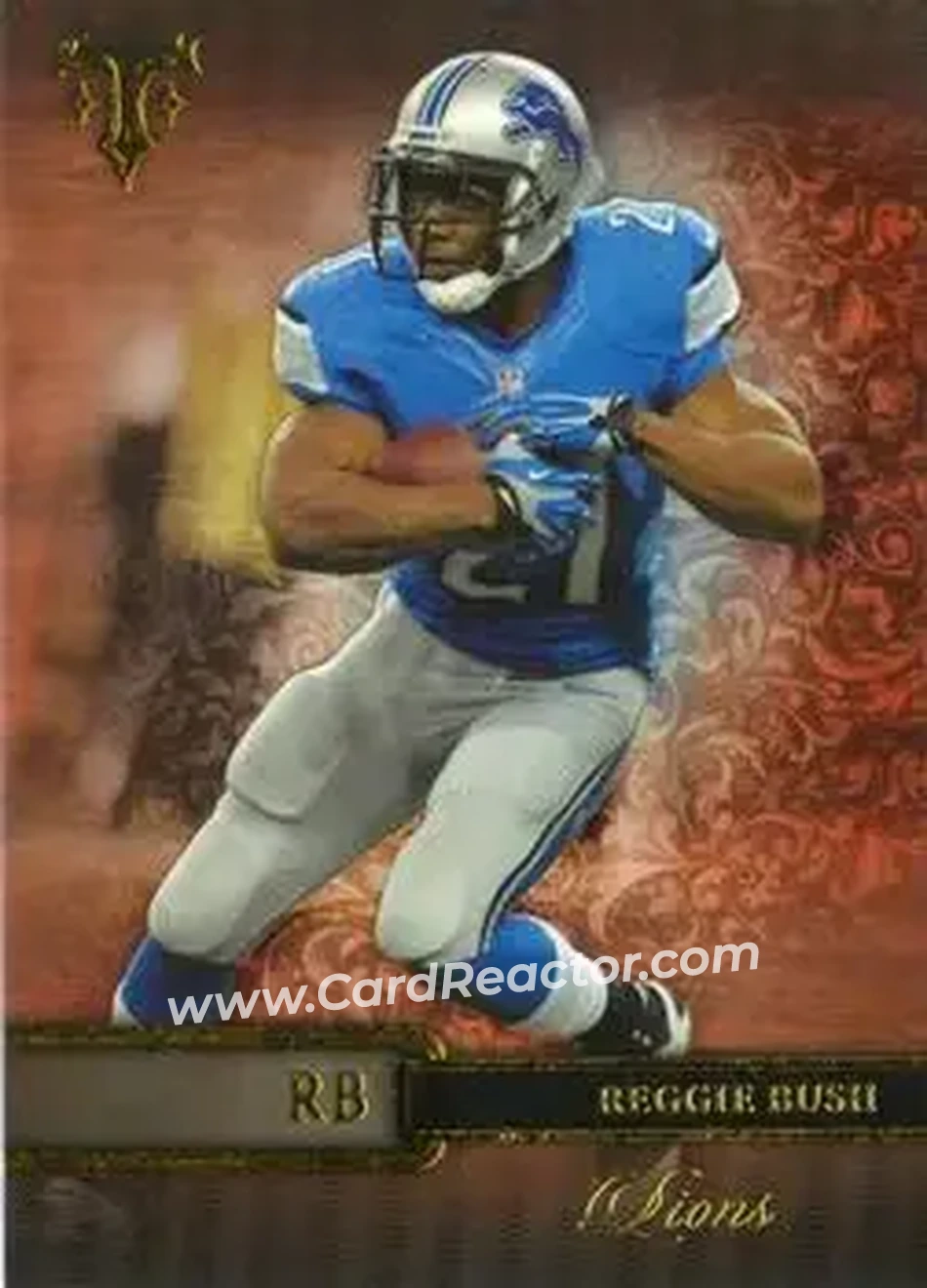 2014 Topps Triple Threads #20 - Reggie Bush - Detroit Lions - Front