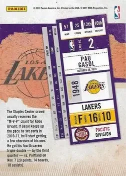 Back of Pau Gasol