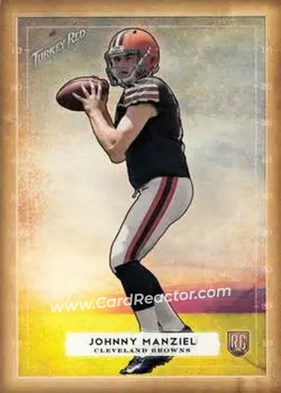 2014 Topps Turkey Red #1 - Johnny Manziel - Cleveland Browns - Front