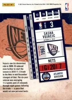 Back of Sasha Vujačić