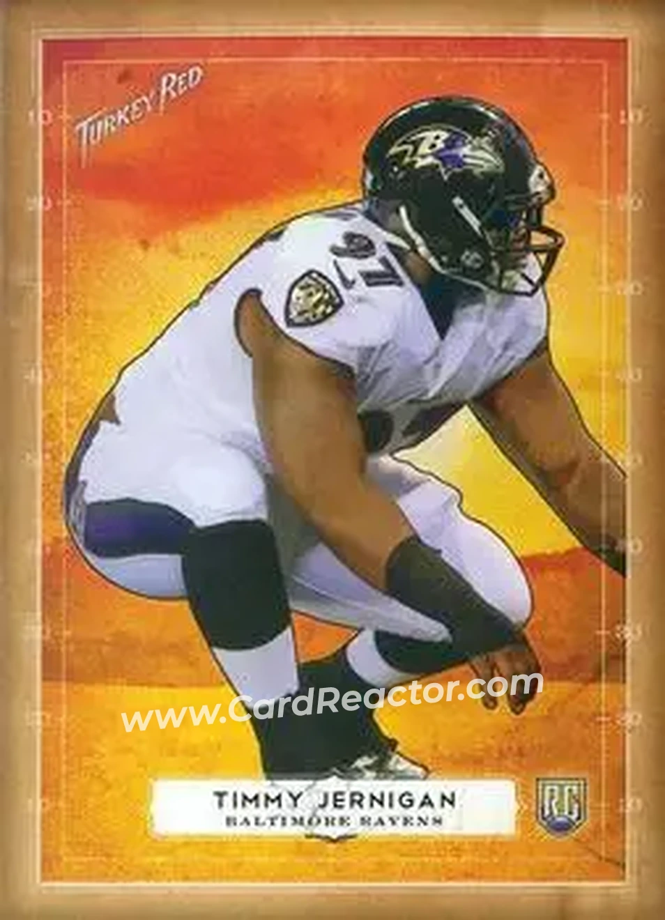 2014 Topps Turkey Red #7 - Timmy Jernigan - Baltimore Ravens - Front