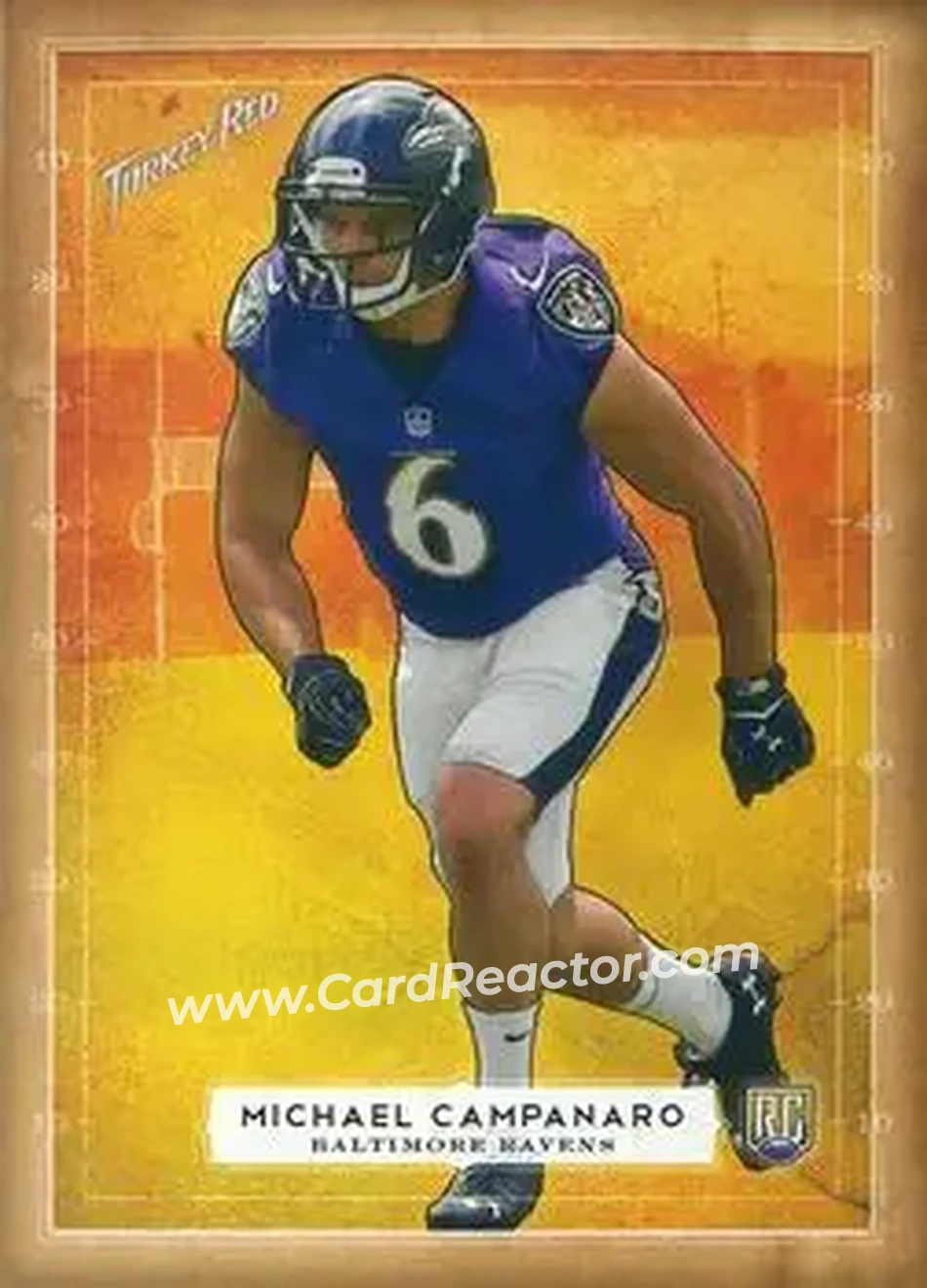 2014 Topps Turkey Red #8 - Michael Campanaro - Baltimore Ravens - Front