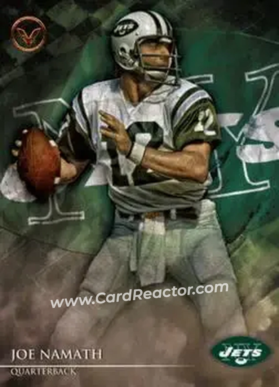 2014 Topps Valor #2 - Joe Namath - New York Jets - Front