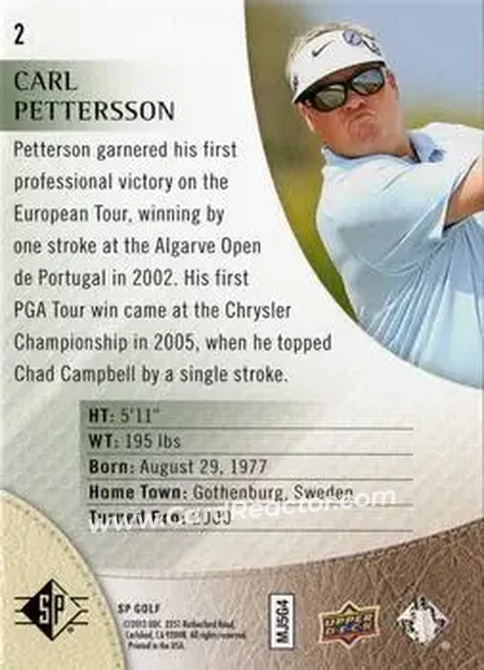 2014 SP #2 - Carl Pettersson - Back