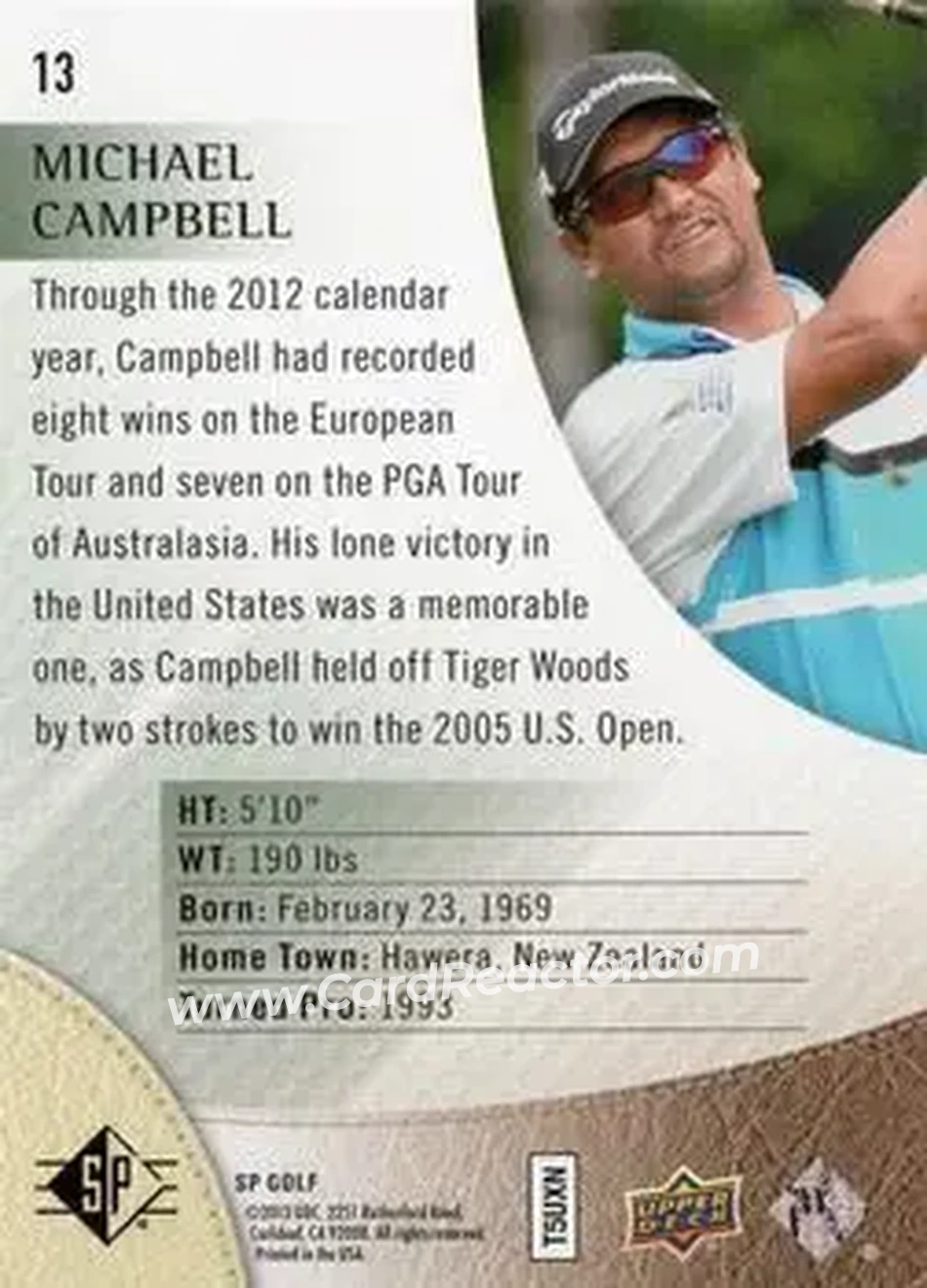 2014 SP #13 - Michael Campbell - Back