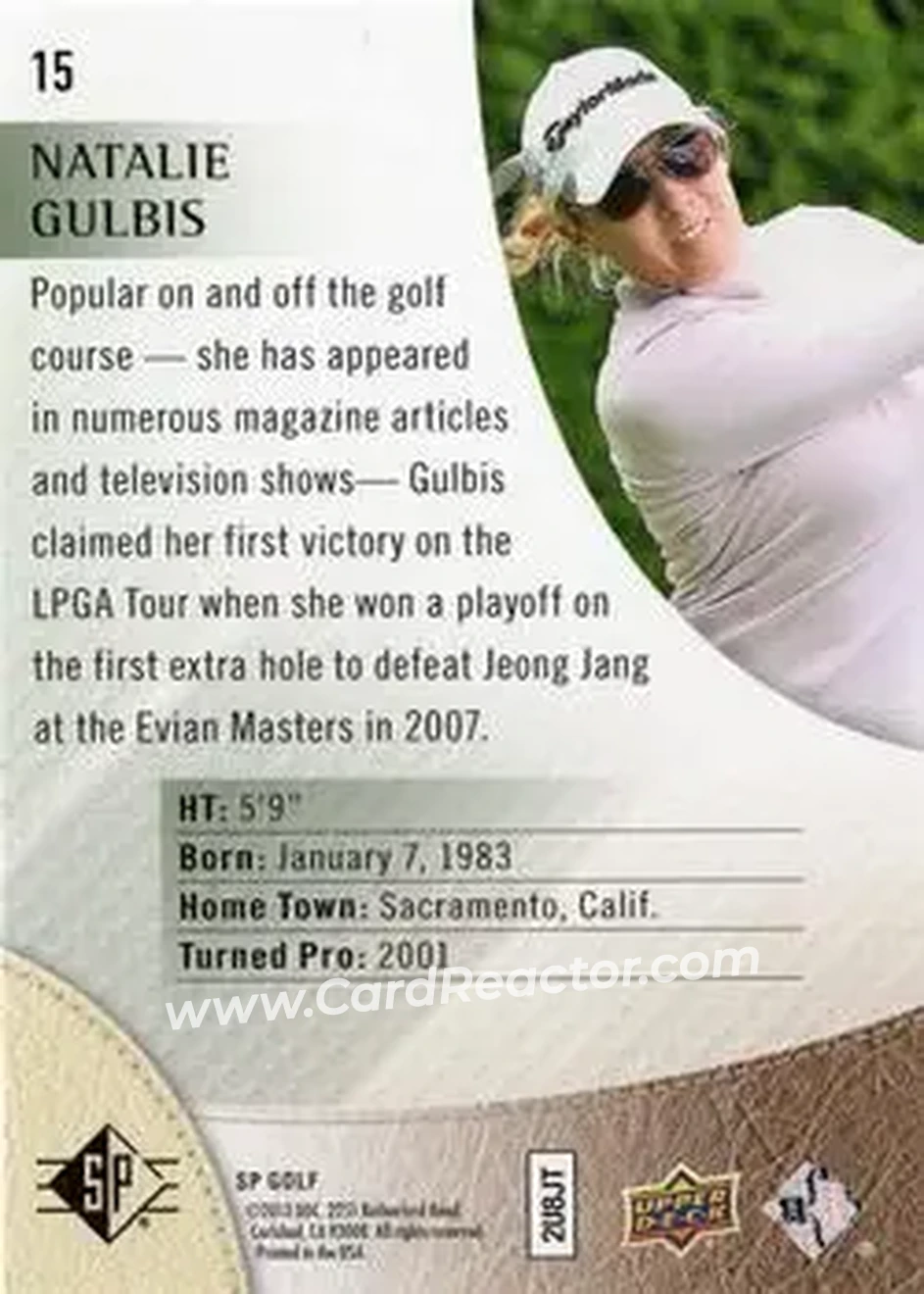 2014 SP #15 - Natalie Gulbis - Back