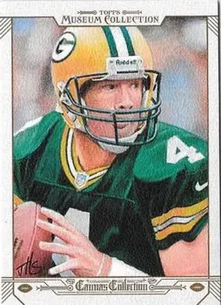 2014 Topps Museum Collection - Canvas Collection #CC-BF - Brett Favre - Green Bay Packers