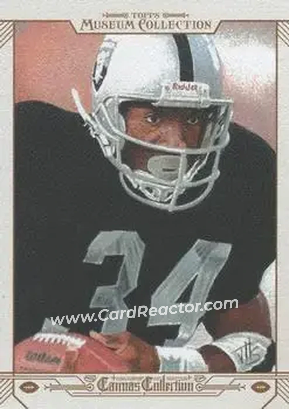 2014 Topps Museum Collection - Canvas Collection #CC-BJ - Bo Jackson - Los Angeles Raiders - Front 2014 Topps Museum Collection - Canvas Collection #CC-BJ - Bo Jackson - Los Angeles Raiders - Front