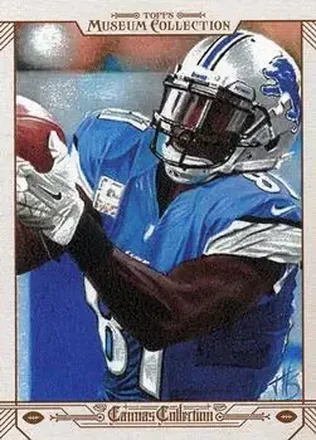 2014 Topps Museum Collection - Canvas Collection #CC-CJ - Calvin Johnson - Detroit Lions