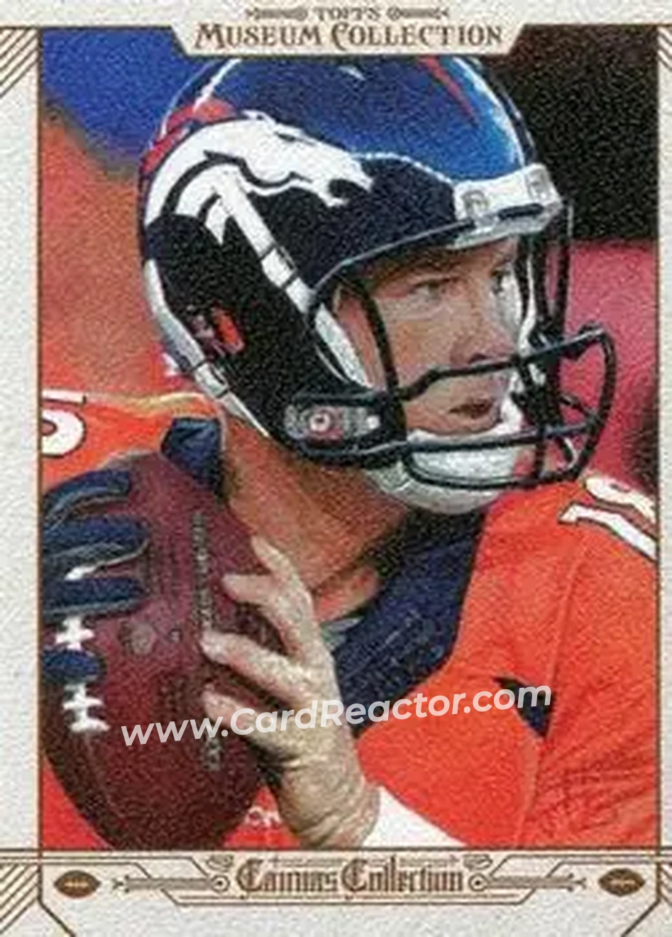 2014 Topps Museum Collection - Canvas Collection #CC-PM - Peyton Manning - Denver Broncos - Front