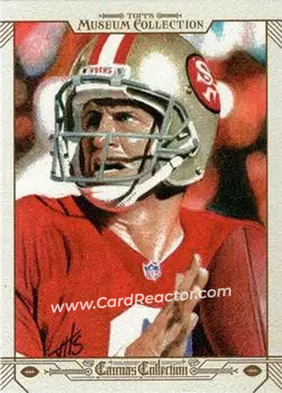 2014 Topps Museum Collection - Canvas Collection #CC-SY - Steve Young - San Francisco 49ers - Front