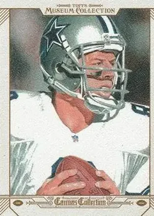 2014 Topps Museum Collection - Canvas Collection #CC-TA - Troy Aikman - Dallas Cowboys