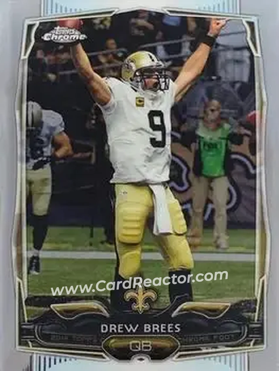 2014 Topps Chrome #17b - Drew Brees - New Orleans Saints - Front 2014 Topps Chrome #17b - Drew Brees - New Orleans Saints - Front