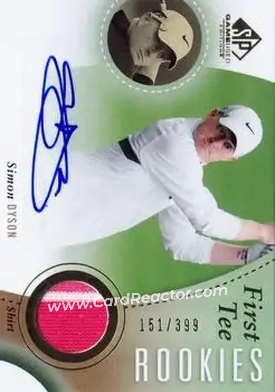 2014 SP Game Used #31 - Simon Dyson - Front
