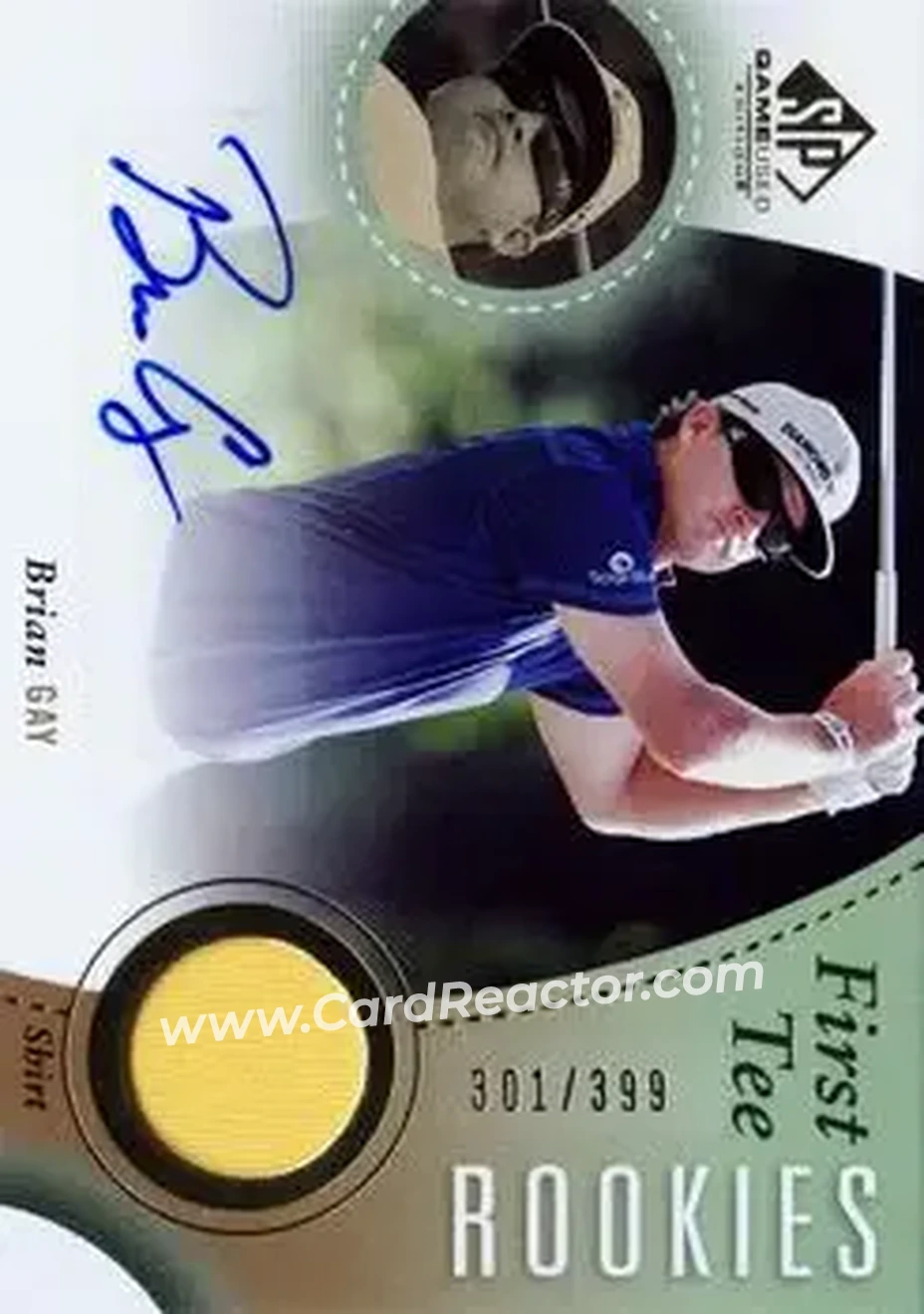 2014 SP Game Used #32 - Brian Gay - Front