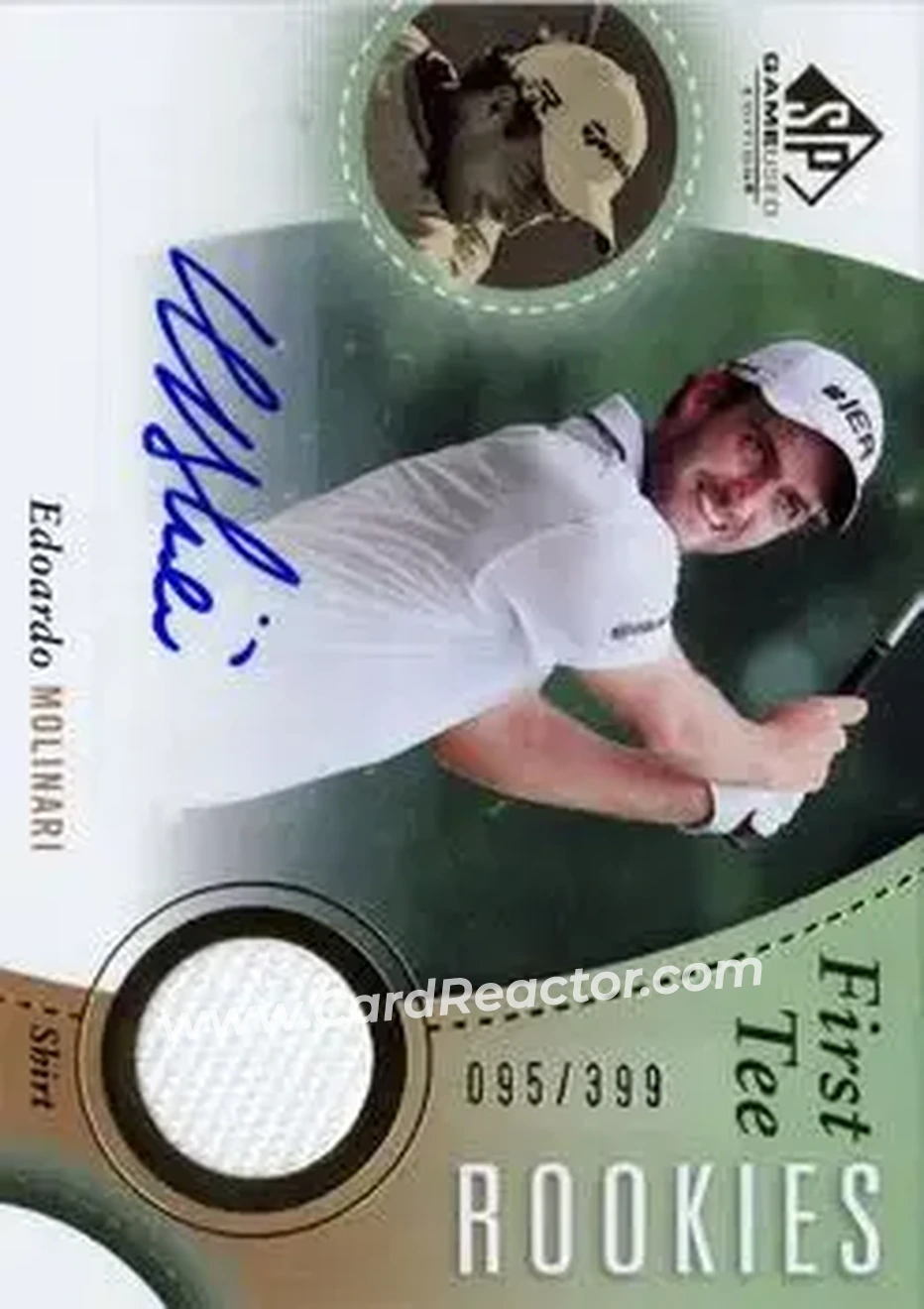 2014 SP Game Used #37 - Edoardo Molinari - Front