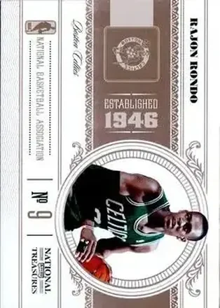 2010-11 Playoff National Treasures #7 Rajon Rondo