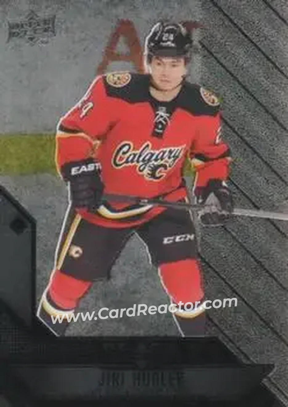 2014-15 Upper Deck Black Diamond #2 - Jiri Hudler - Calgary Flames - Front