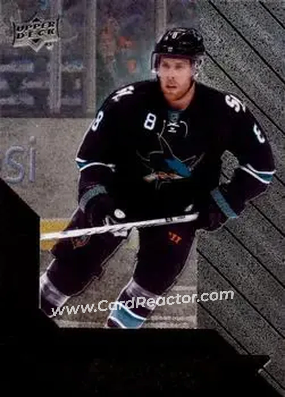 2014-15 Upper Deck Black Diamond #6 - Joe Pavelski - San Jose Sharks - Front