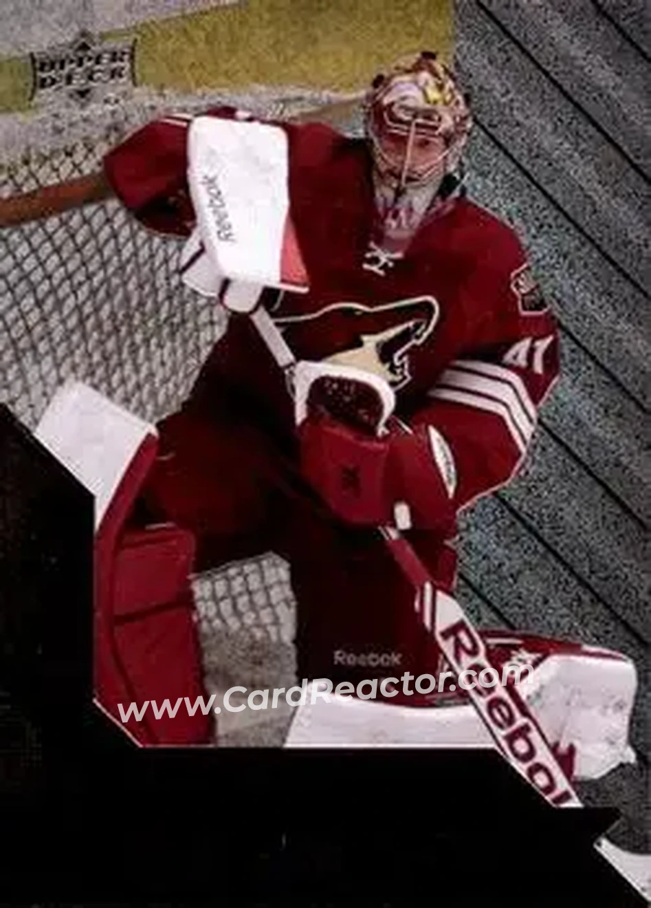 2014-15 Upper Deck Black Diamond #8 - Mike Smith - Arizona Coyotes - Front