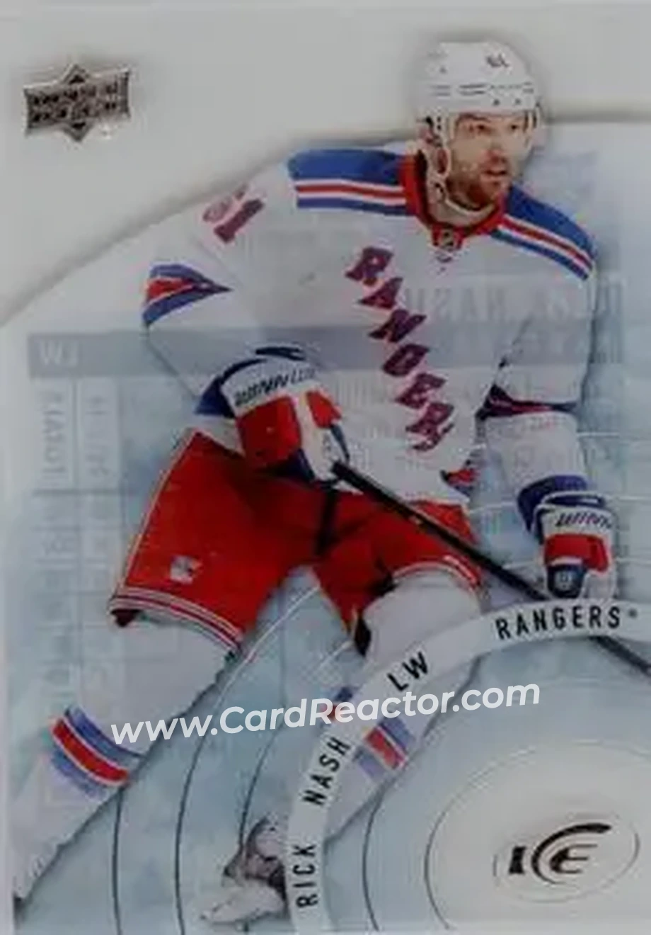 2014-15 Upper Deck Ice #3 - Rick Nash - New York Rangers - Front