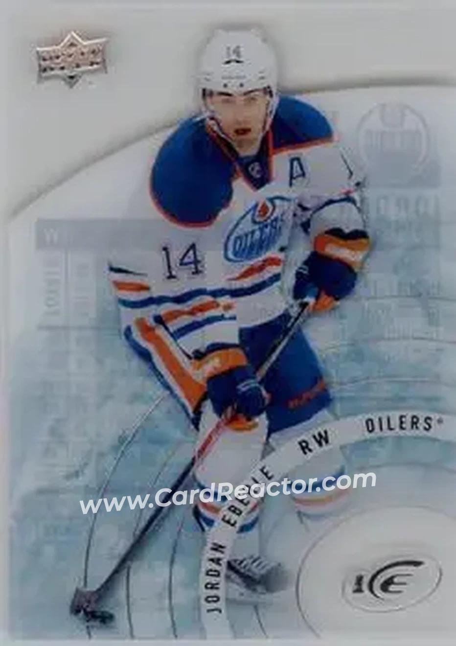 2014-15 Upper Deck Ice #10 - Jordan Eberle - Edmonton Oilers - Front