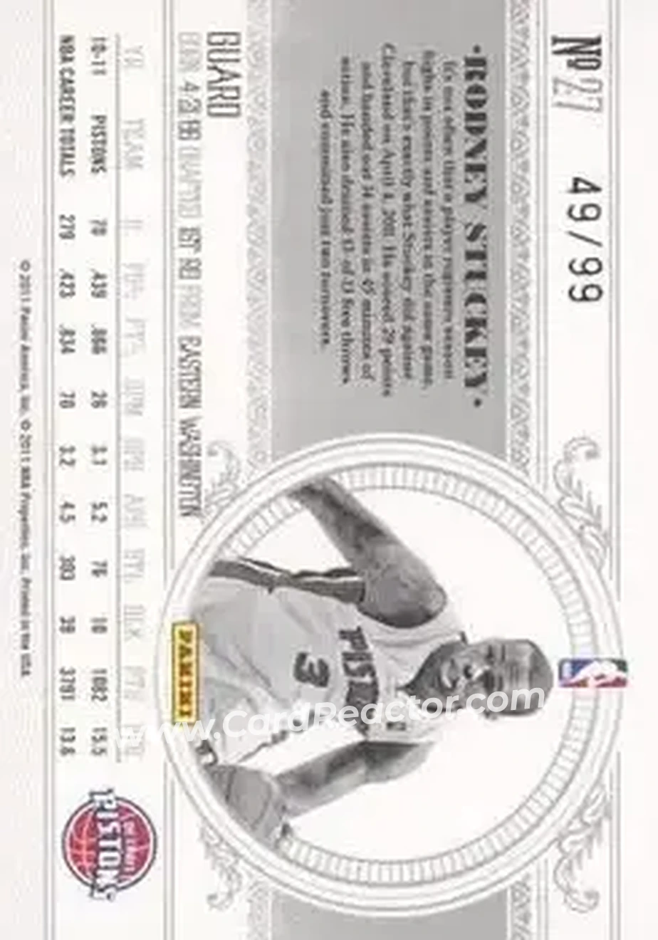 Back of Rodney Stuckey