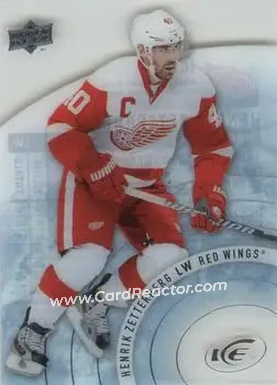 2014-15 Upper Deck Ice #16 - Henrik Zetterberg - Detroit Red Wings - Front