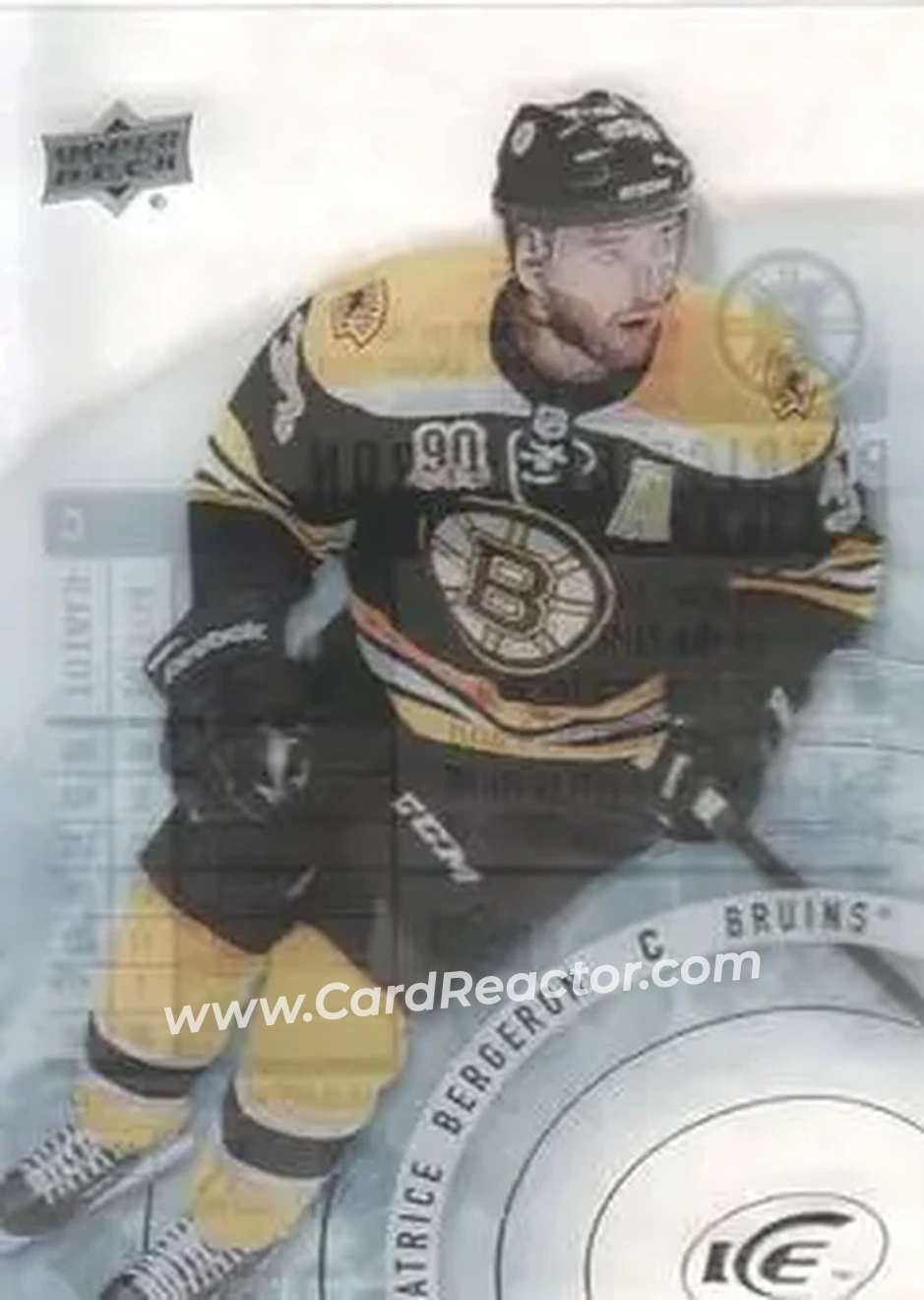 2014-15 Upper Deck Ice #30 - Patrice Bergeron - Boston Bruins - Front