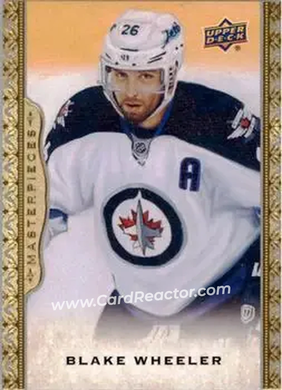 2014-15 Upper Deck Masterpieces #9 - Blake Wheeler - Winnipeg Jets - Front