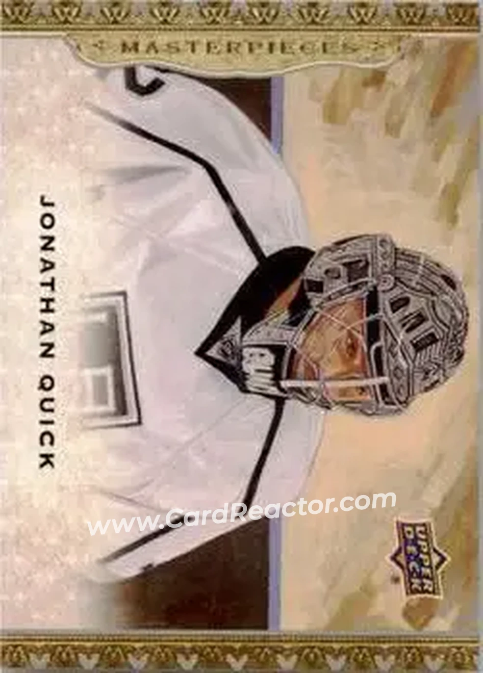 2014-15 Upper Deck Masterpieces #16 - Jonathan Quick - Los Angeles Kings - Front