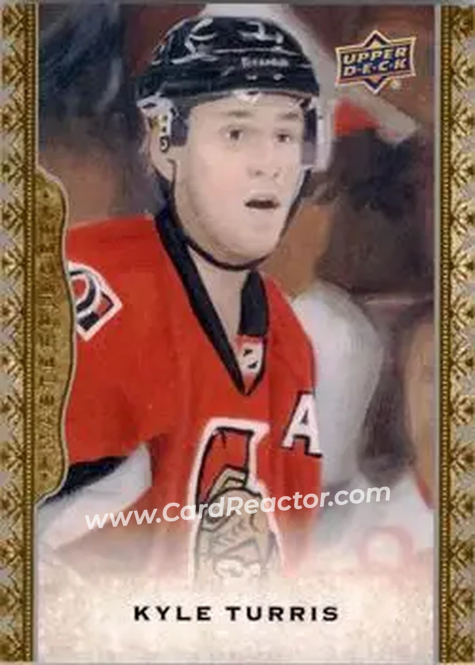 2014-15 Upper Deck Masterpieces #24 - Kyle Turris - Ottawa Senators - Front