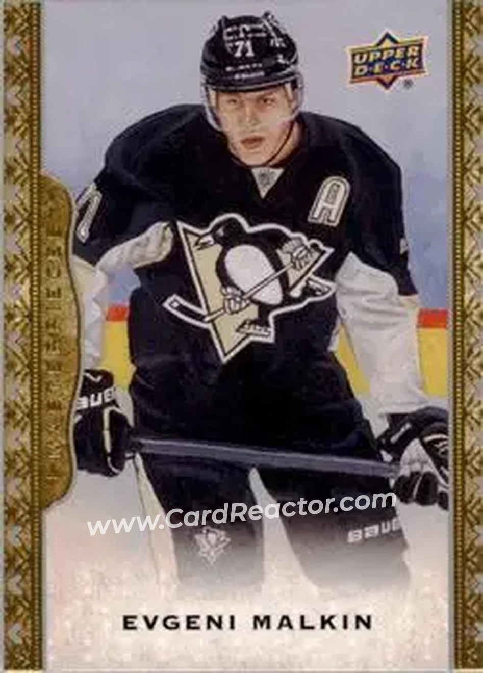 2014-15 Upper Deck Masterpieces #26 - Evgeni Malkin - Pittsburgh Penguins - Front