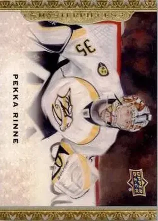2014-15 Upper Deck Masterpieces #29 - Pekka Rinne - Nashville Predators