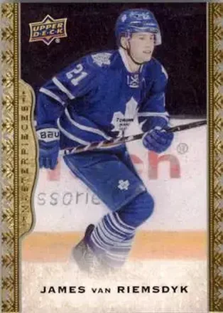 2014-15 Upper Deck Masterpieces #30 - James van Riemsdyk - Toronto Maple Leafs