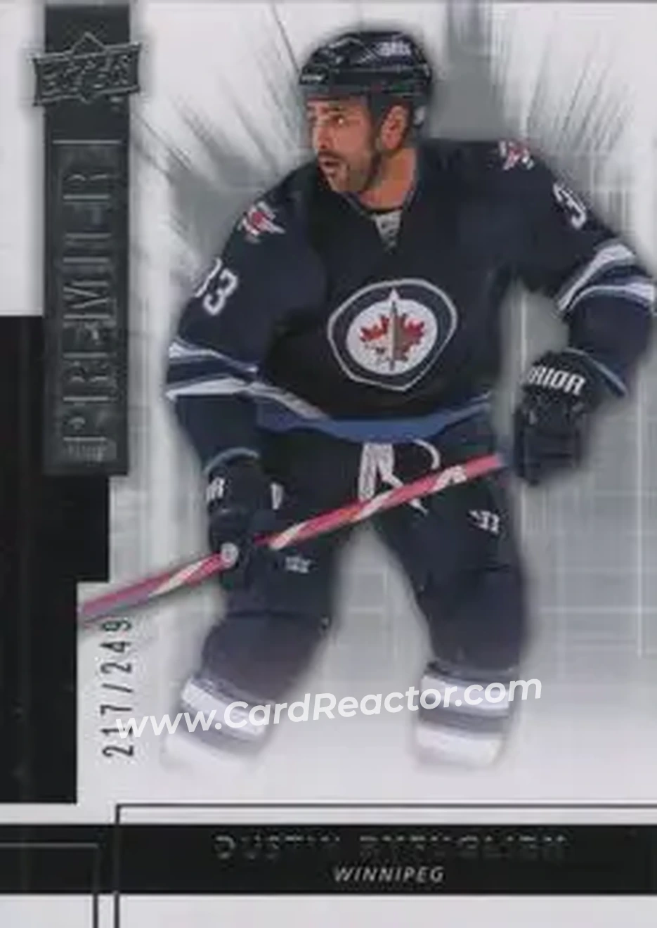2014-15 Upper Deck Premier #22 - Dustin Byfuglien - Winnipeg Jets - Front