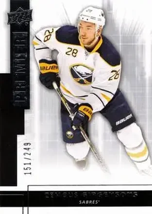 2014-15 Upper Deck Premier #54 - Zemgus Girgensons - Buffalo Sabres