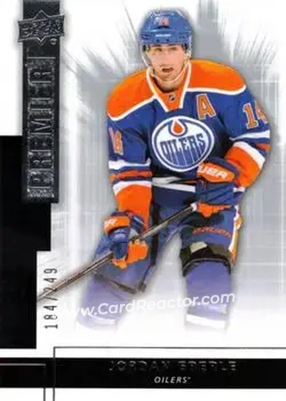 2014-15 Upper Deck Premier #60 - Jordan Eberle - Edmonton Oilers - Front