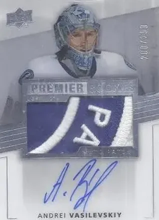 2014-15 Upper Deck Premier #81 - Andrei Vasilevskiy - Tampa Bay Lightning