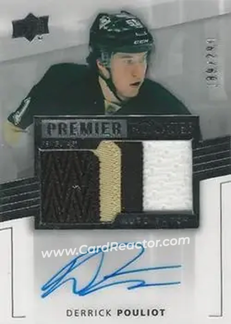 2014-15 Upper Deck Premier #83 - Derrick Pouliot - Pittsburgh Penguins - Front