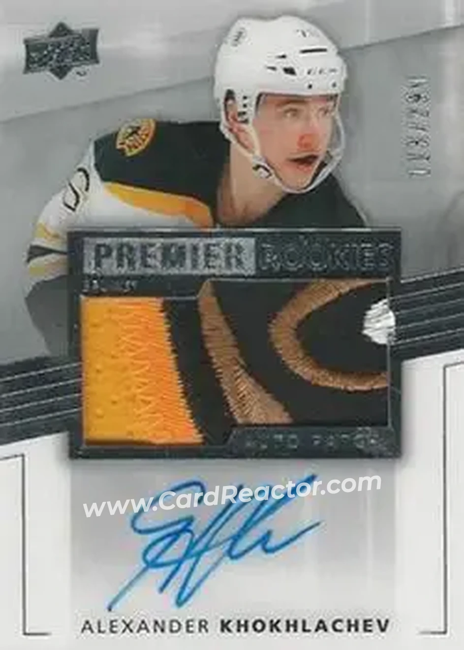 2014-15 Upper Deck Premier #93 - Alexander Khokhlachev - Boston Bruins - Front