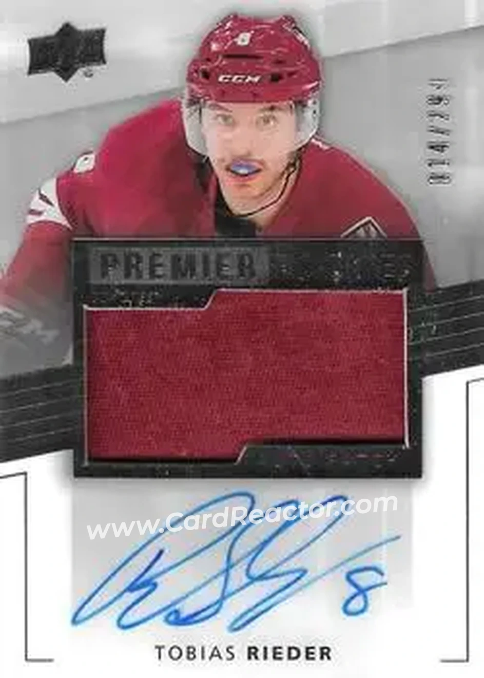 2014-15 Upper Deck Premier #96 - Tobias Rieder - Arizona Coyotes - Front