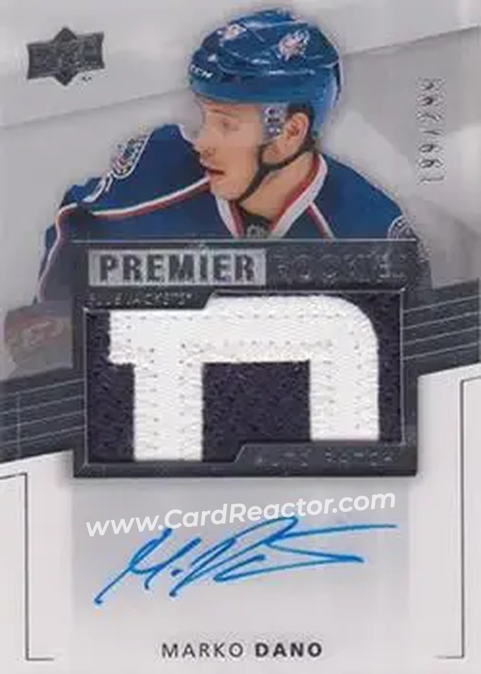 2014-15 Upper Deck Premier #97 - Marko Dano - Columbus Blue Jackets - Front
