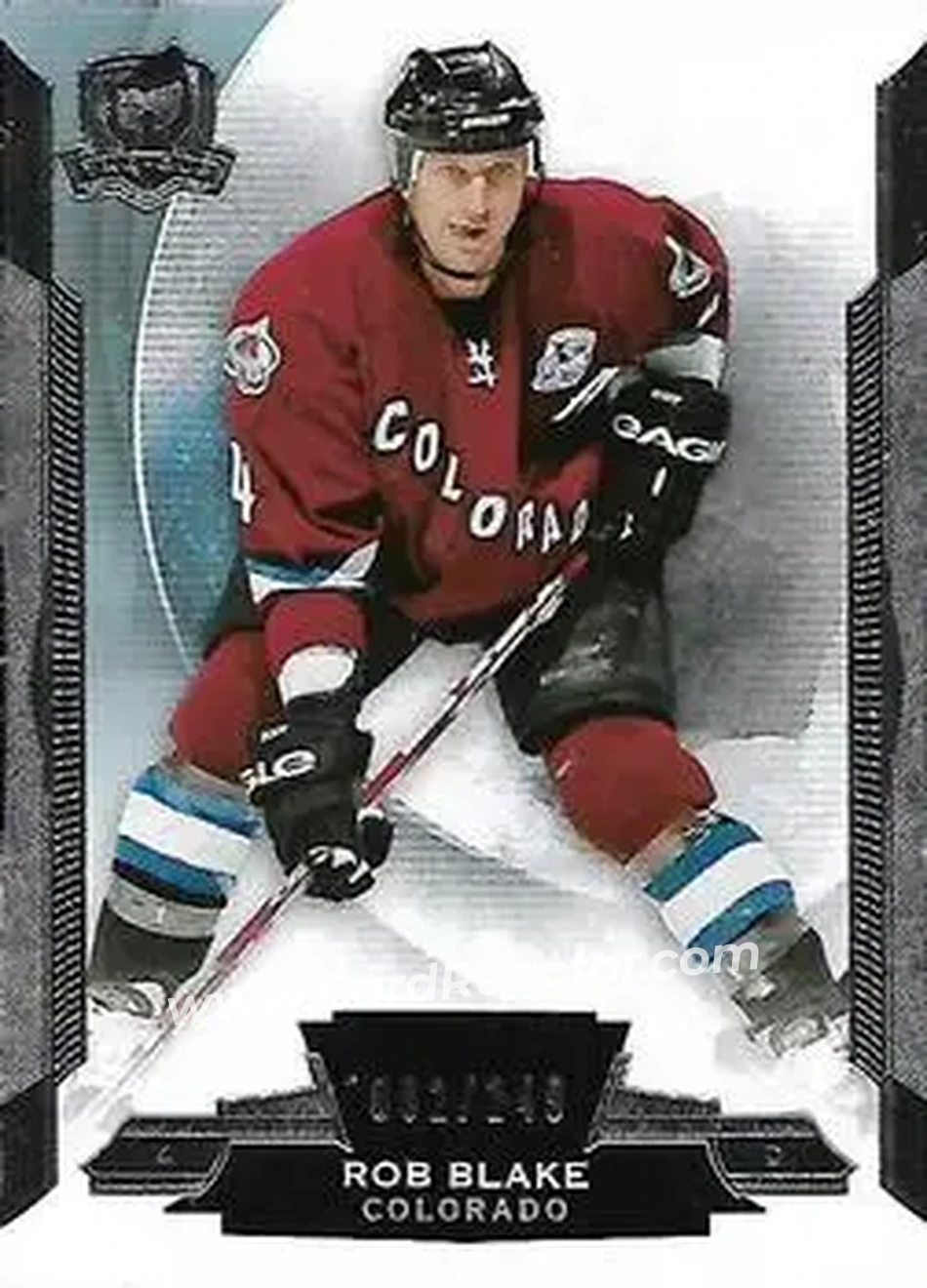 2014-15 Upper Deck The Cup #24 - Rob Blake - Colorado Avalanche - Front 2014-15 Upper Deck The Cup #24 - Rob Blake - Colorado Avalanche - Front