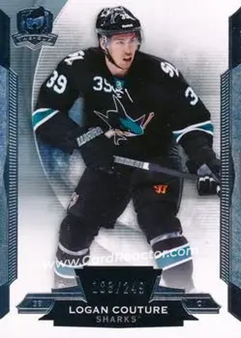 2014-15 Upper Deck The Cup #72 - Logan Couture - San Jose Sharks - Front