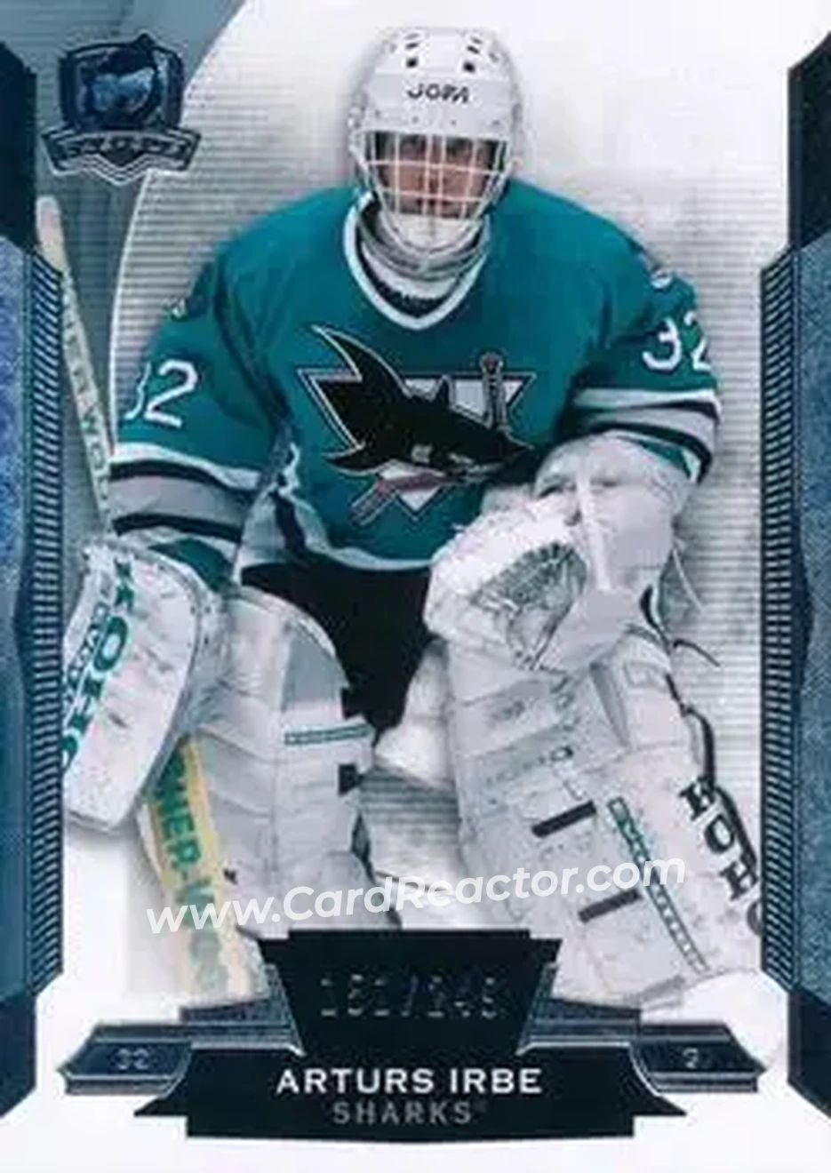 2014-15 Upper Deck The Cup #74 - Arturs Irbe - San Jose Sharks - Front