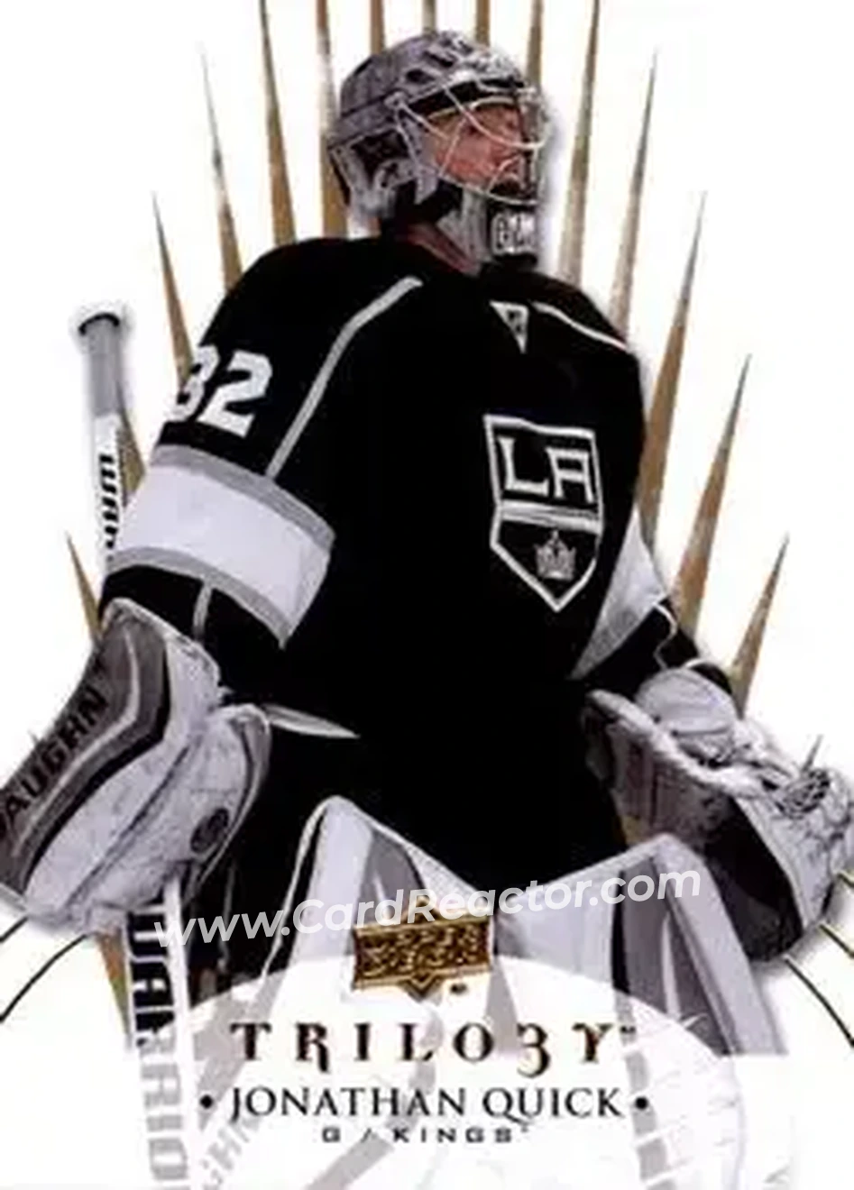 2014-15 Upper Deck Trilogy #5 - Jonathan Quick - Los Angeles Kings - Front