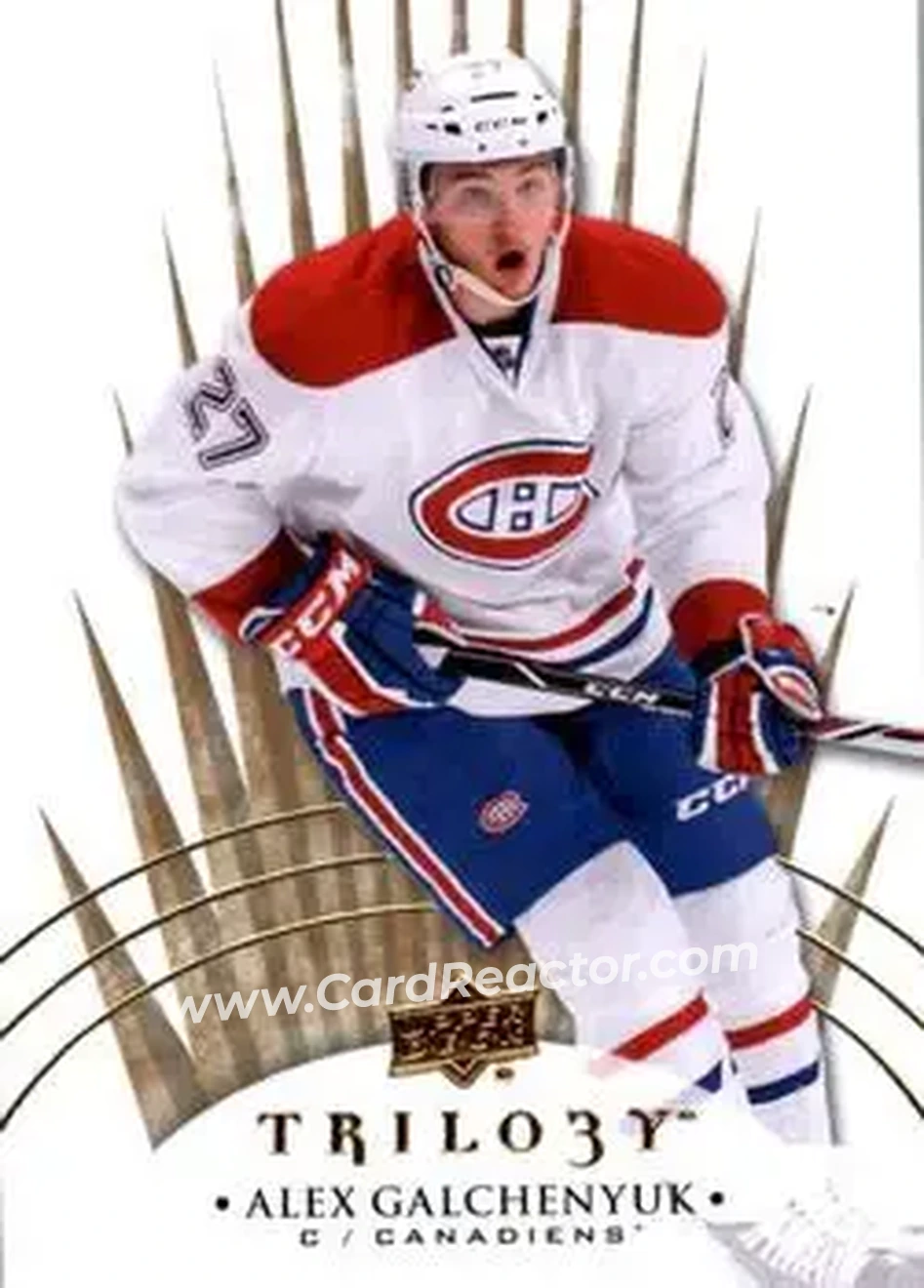 2014-15 Upper Deck Trilogy #11 - Alex Galchenyuk - Montreal Canadiens - Front