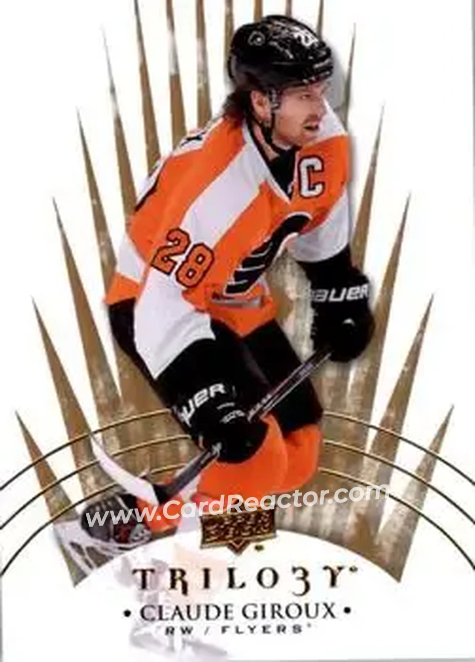 2014-15 Upper Deck Trilogy #12 - Claude Giroux - Philadelphia Flyers - Front