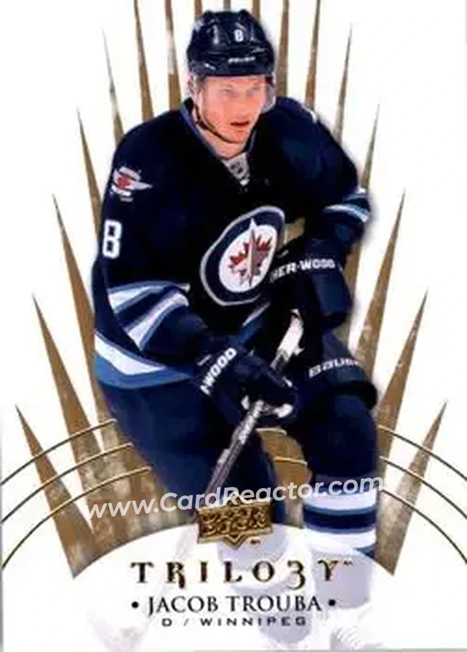 2014-15 Upper Deck Trilogy #15 - Jacob Trouba - Winnipeg Jets - Front